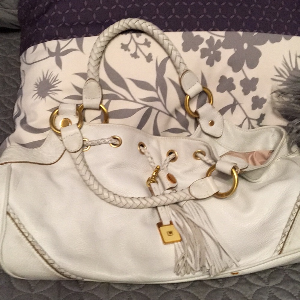 Wilson’s Leather White Handbag